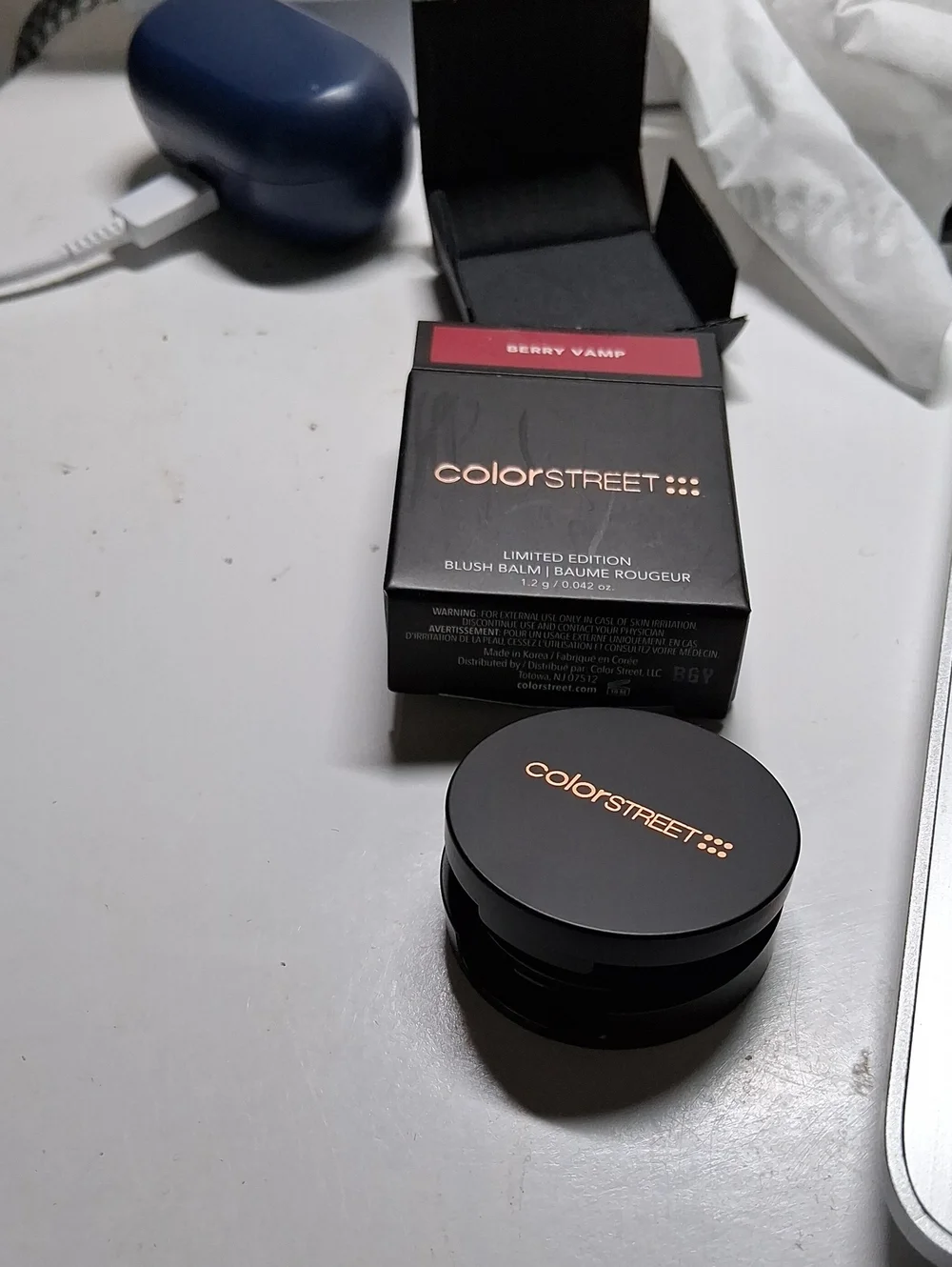 Color Street Berry Vamp Blush Balm —NIB